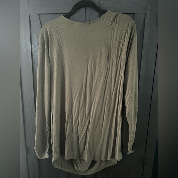 Plus size Kate and Mallory Olive green top - Picture 3 of 7